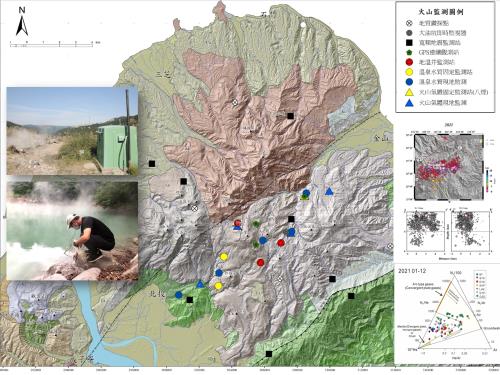 火山地區背景環境監測資料